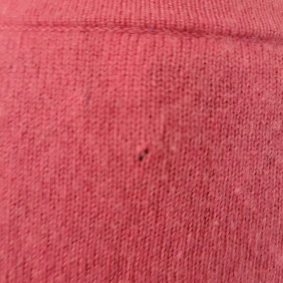 Charter Club Women's size M 2-Ply Cashmere Cardigan Sweater Button pink - Picture 3 of 5